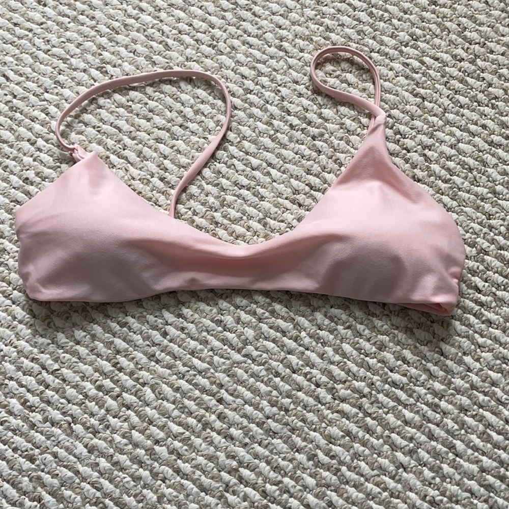 Light pink bikini top